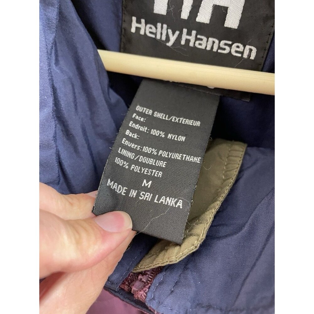 Helly Hansen Men's Medium Purple Full Zip Nylon Jacket Warm - Picture 9 of 13